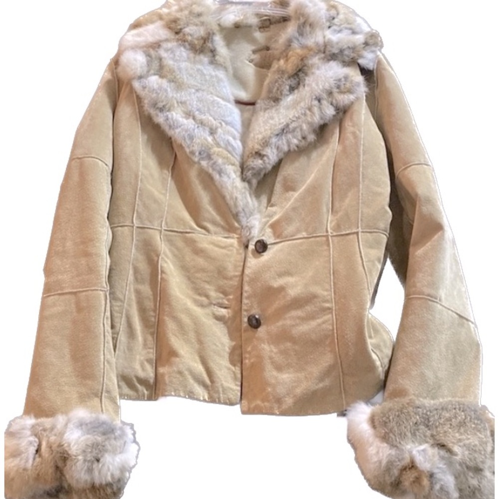Wilsons Leather Suede Moto Jacket